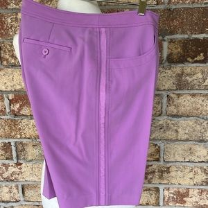 EP PRO Orchid Lavender Golf Shorts Flat Front Sz 8 Active Athletic Performance